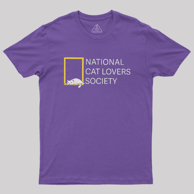 National Cat Lovers Society Geek T-Shirt