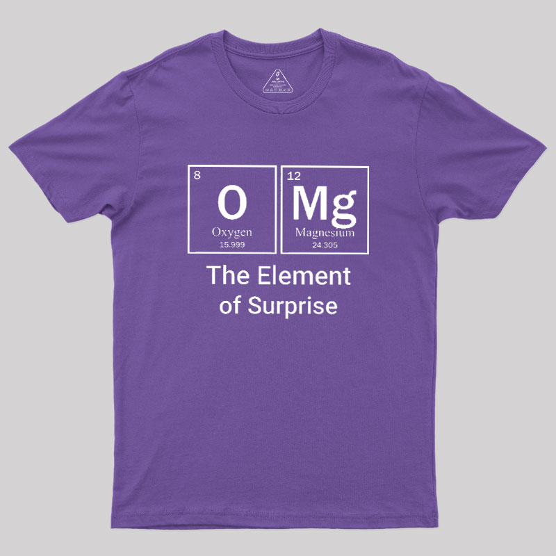 OMG The Element Of Surprise Geek T-Shirt