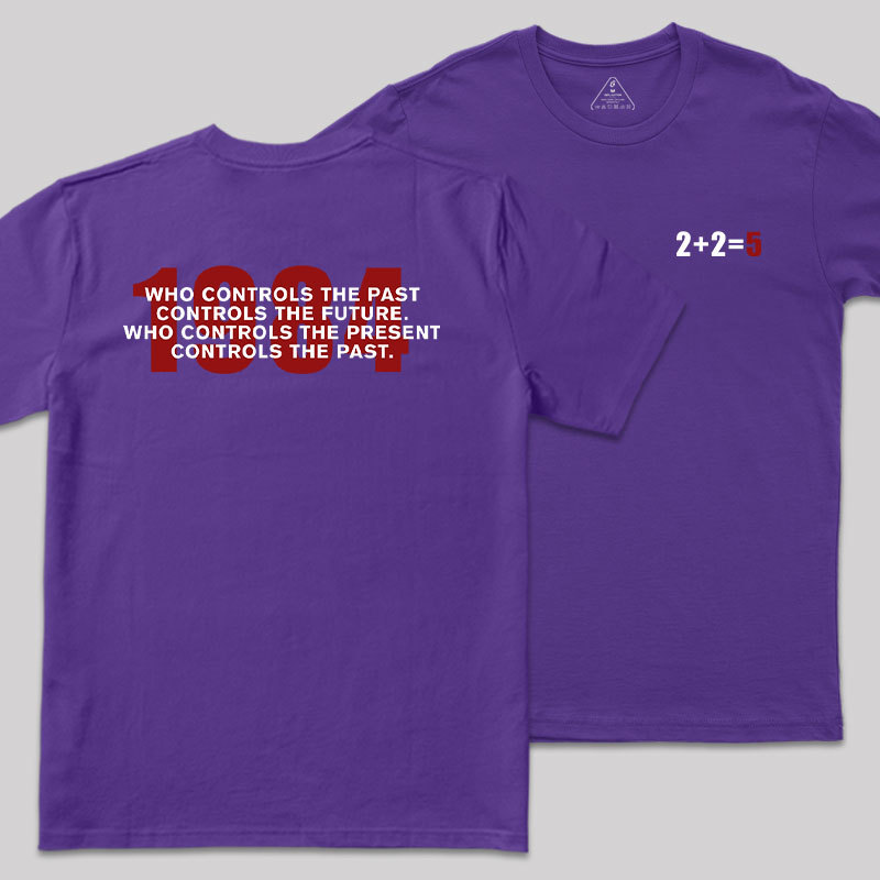 1984 Front and Back Printed Geek T-Shirt