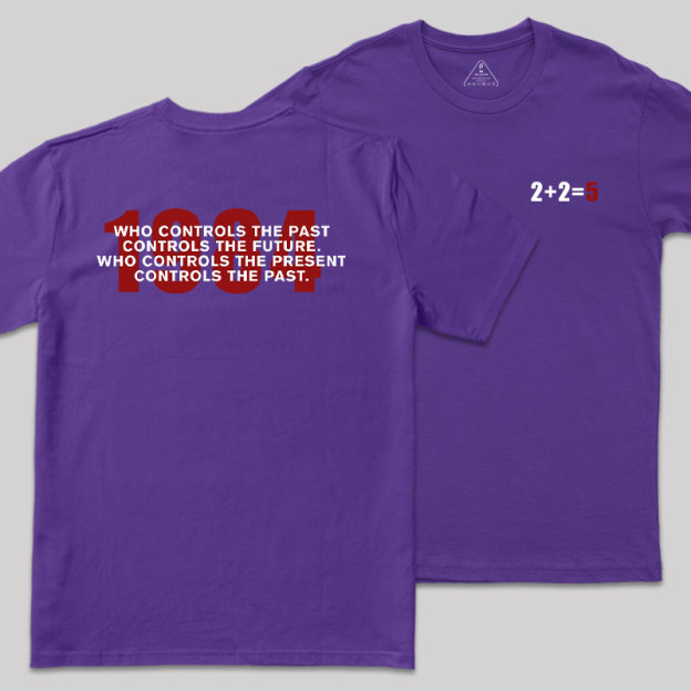 1984 Front and Back Printed Geek T-Shirt
