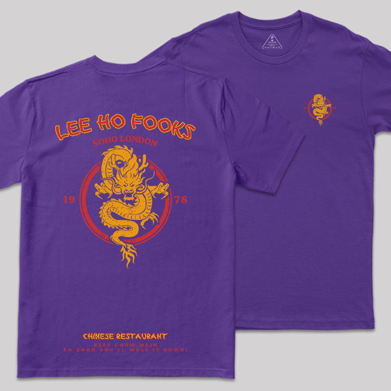 Lee Ho Fooks Vintage Front and Back Printing Geek T-Shirt