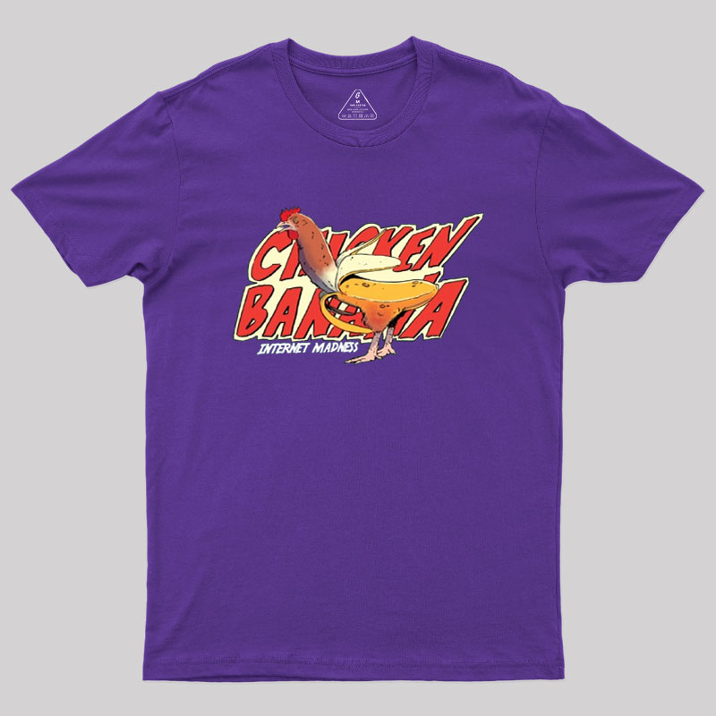Chicken Meme Banana Internet Funny Meme Geek T-Shirt