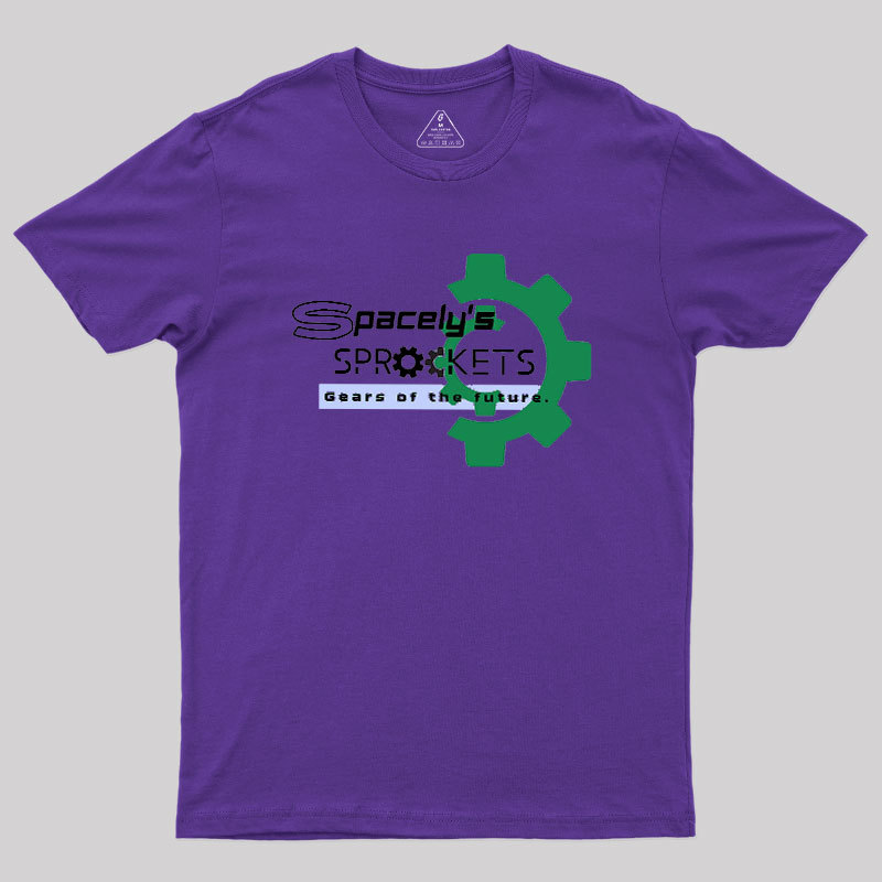 Spacely's Sprockets Futuristic-Retro Geek T-Shirt