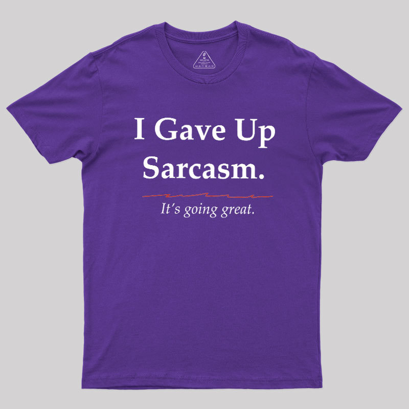 Sarcastic Resolution Geek T-Shirt