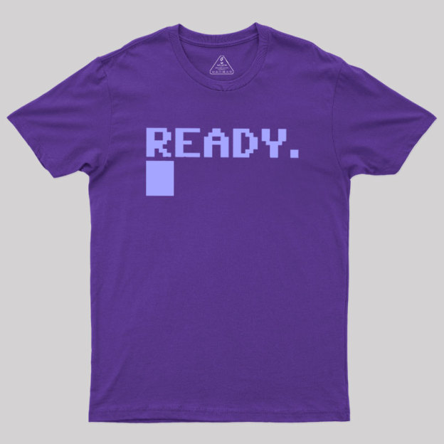 Commodore C64 Ready Geek T-Shirt