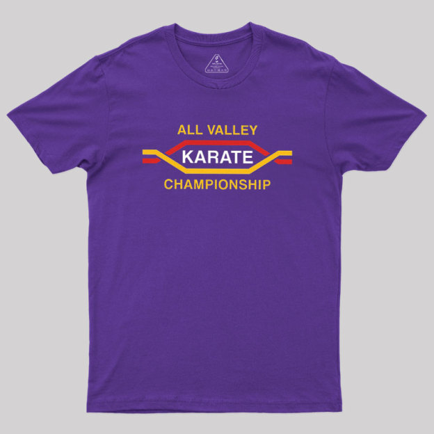 All Valley Karate Championship Geek T-Shirt