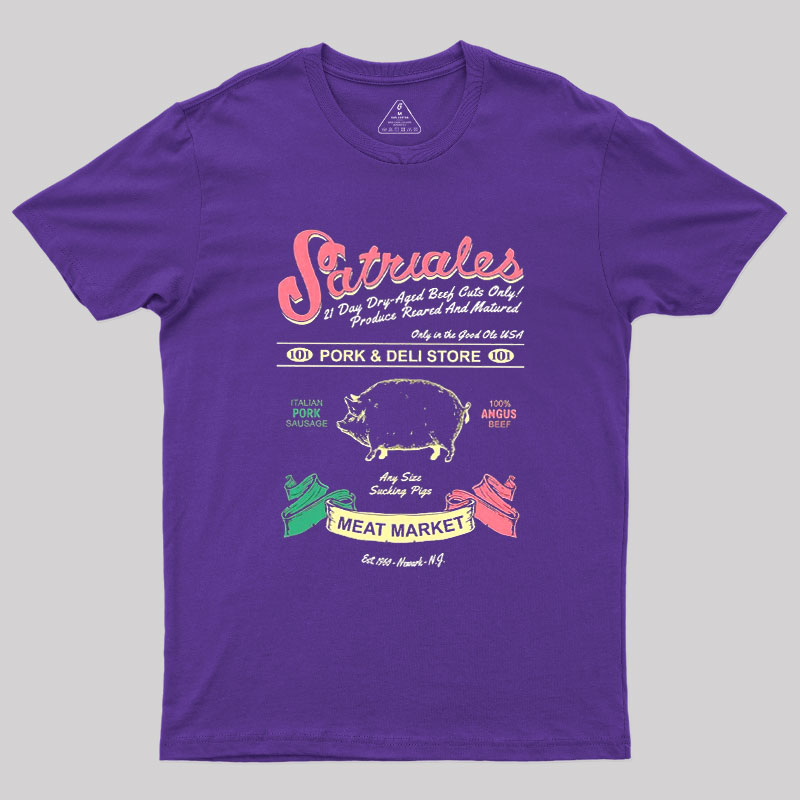 Satriale's Pork & Deli Store Meat Market Geek T-Shirt