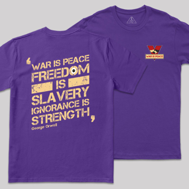 Echoes of Dystopia Front and Back Printed Geek T-Shirt