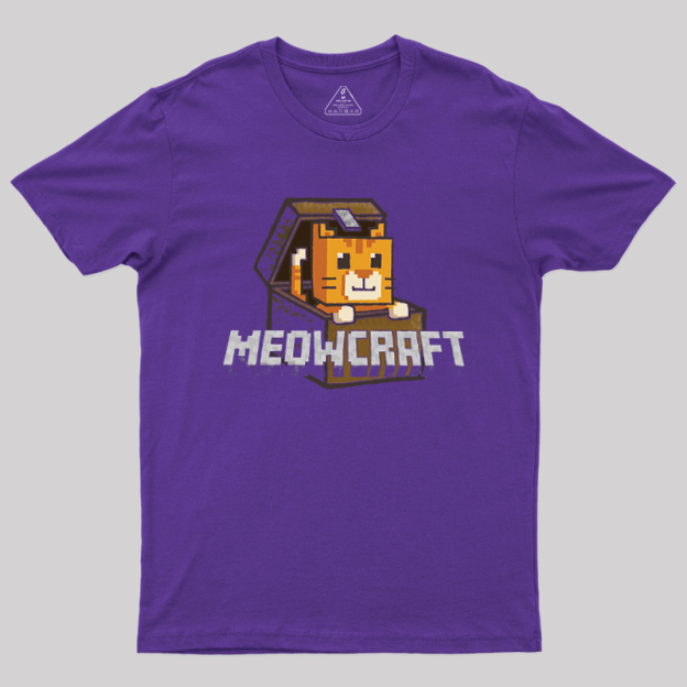 Meowcraft Geek T-Shirt