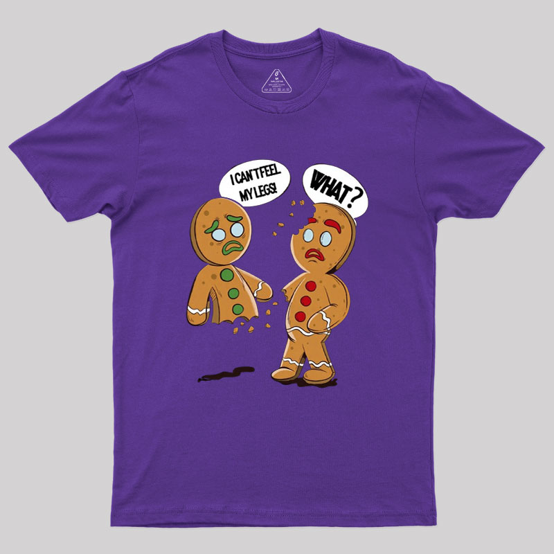 Funny Gingerbread Christmas Geek T-Shirt