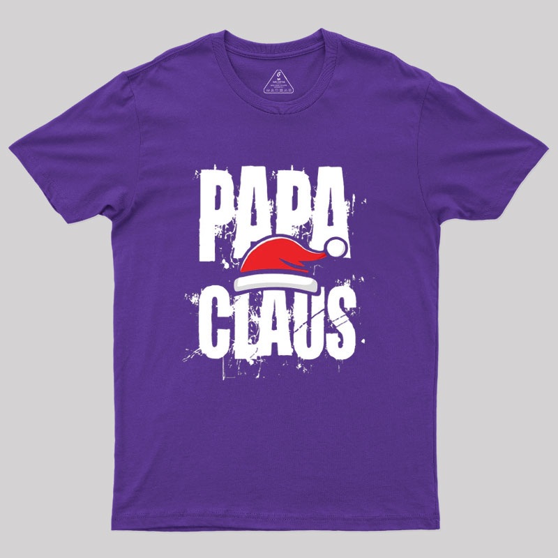 Santa Hat Papa Claus Geek T-Shirt