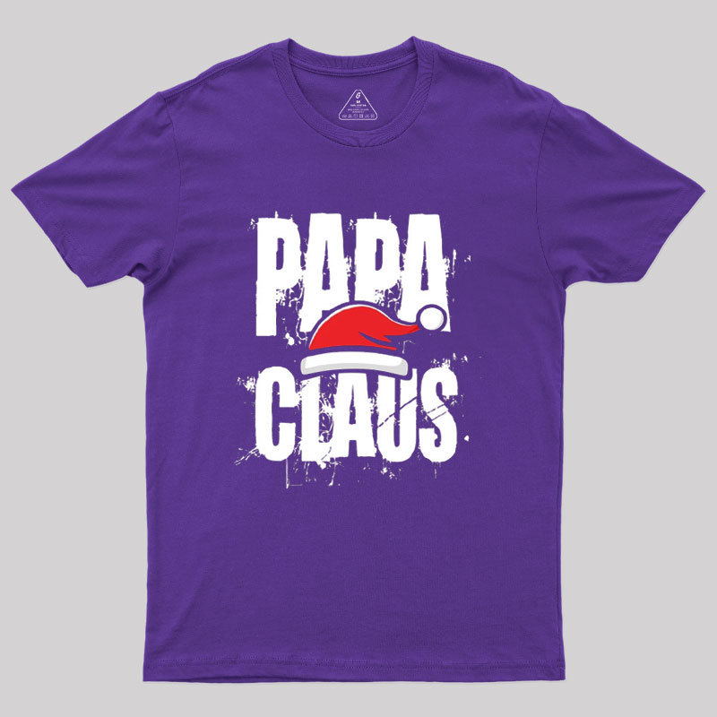 Santa Hat Papa Claus Geek T-Shirt