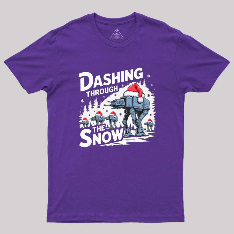 Dashing Through The Snow Geek T-Shirt