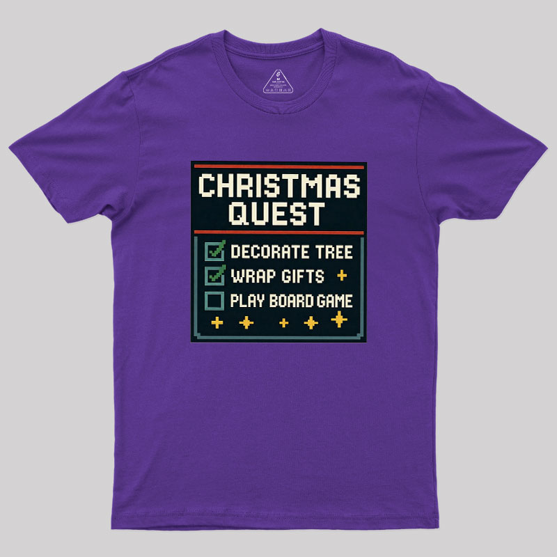 Christmas Quest Geek T-Shirt