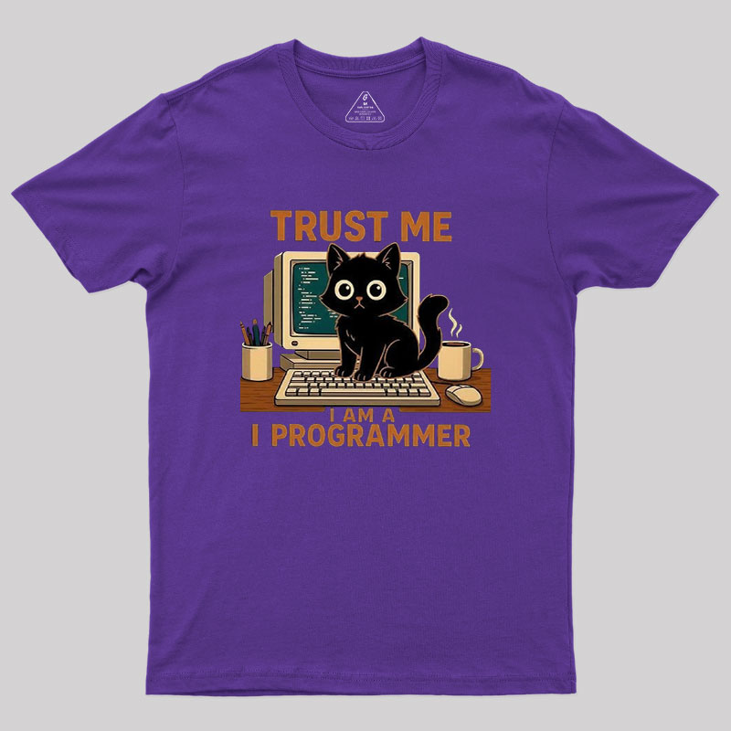 Programmer Cat Geek T-Shirt
