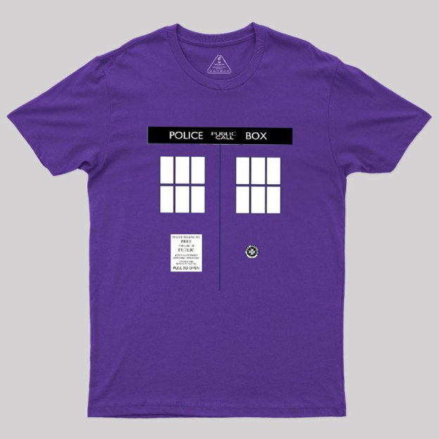 The Tardis Geek T-Shirt