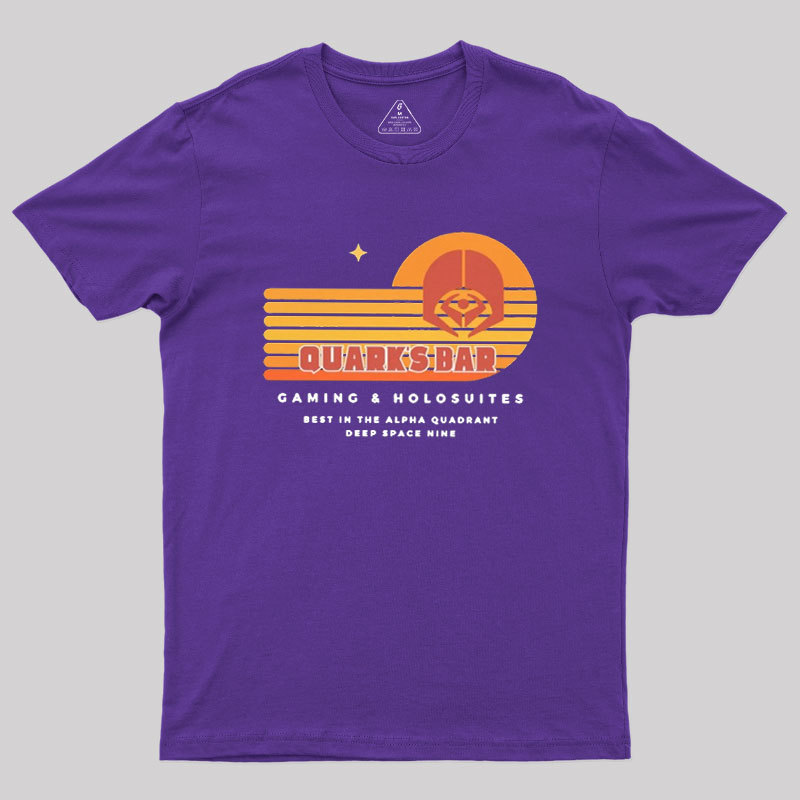 Quark's Bar Deep Space Nine Parody Geek T-Shirt