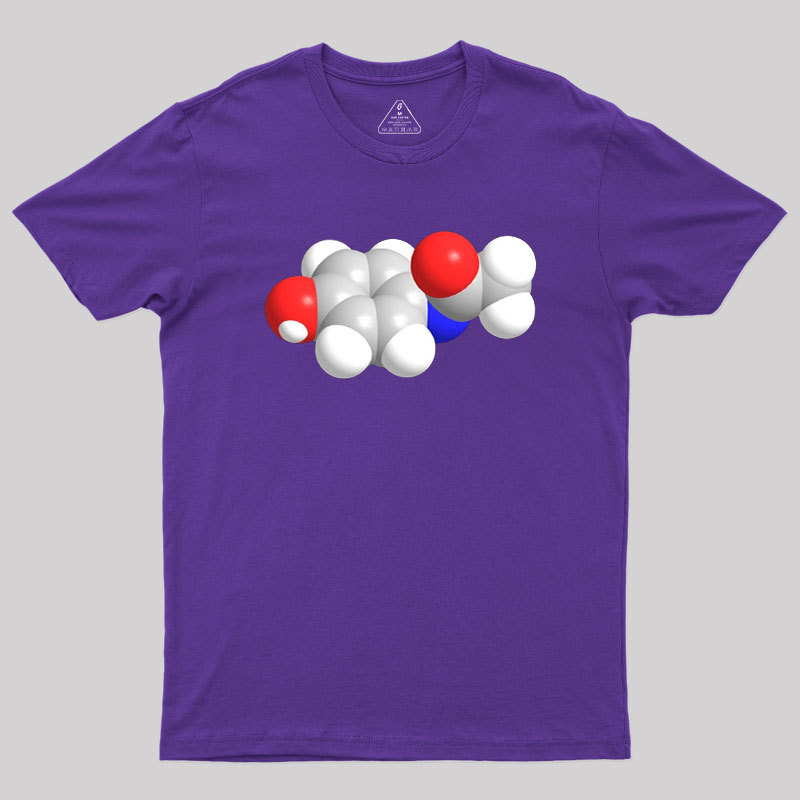 Tylenol Molecule Chemistry Geek T-Shirt