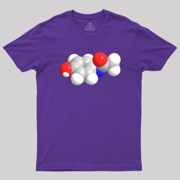 Tylenol Molecule Chemistry Geek T-Shirt