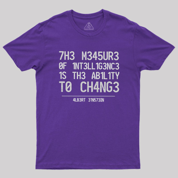 The Measure of Intelligence Geek T-Shirt