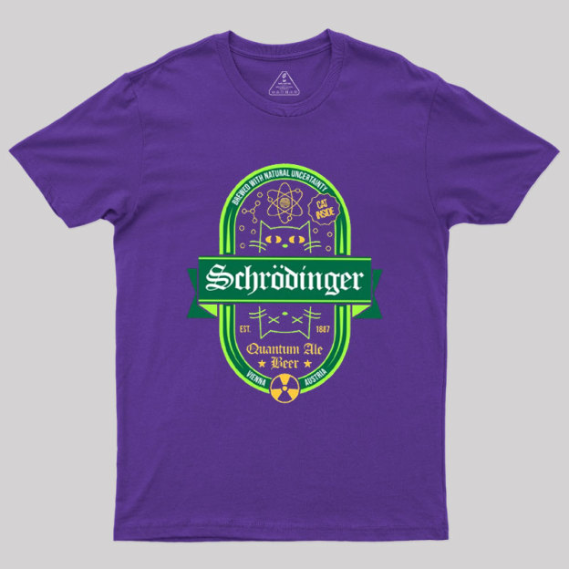 Schrodinger Quantum Ale Beer Geek T-Shirt