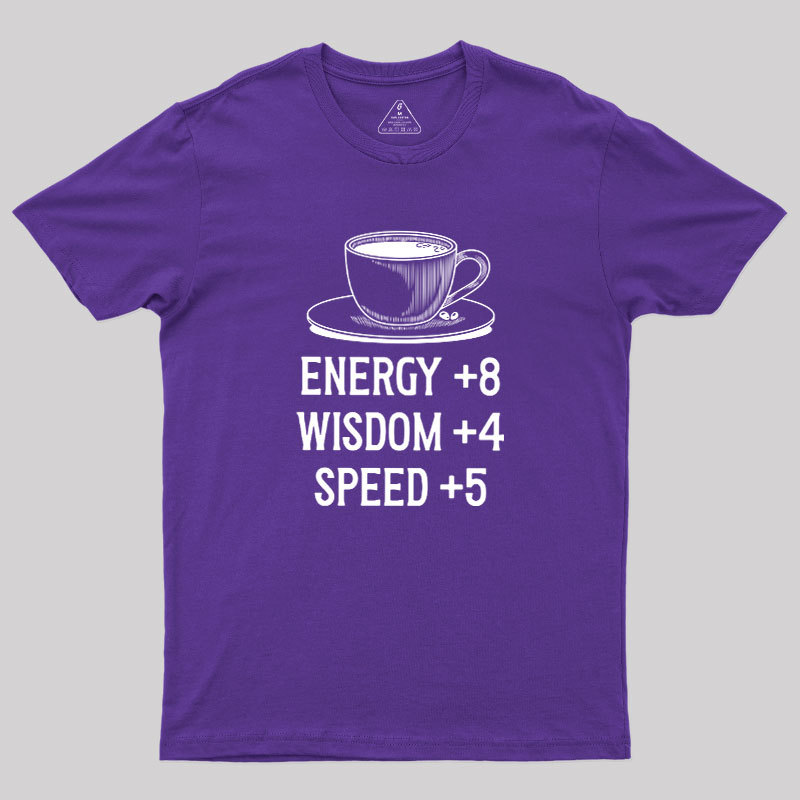 Geeksoutfit Coffe Stats Geek T-Shirt for Sale