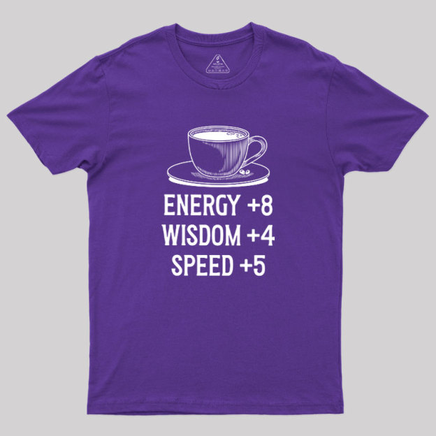 Coffe Stats Geek T-Shirt