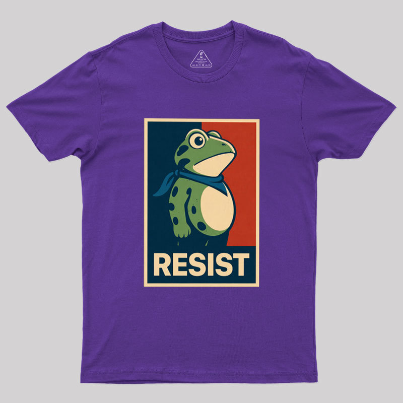 Frog Protest Geek T-Shirt
