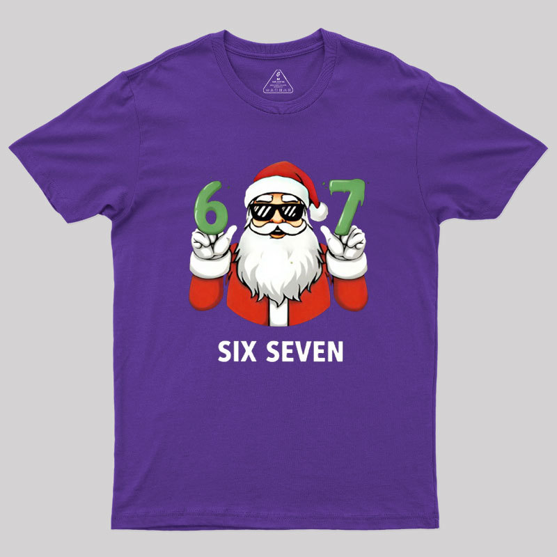 Santa 67 Christmas Geek T-Shirt