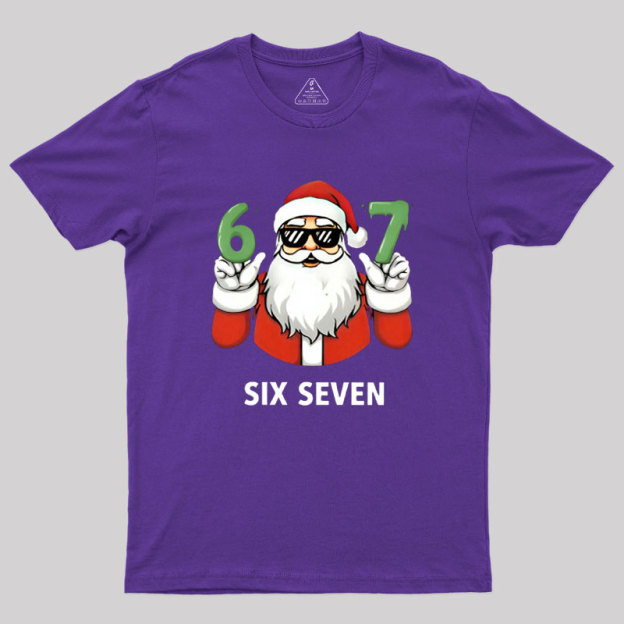 Santa 67 Christmas Geek T-Shirt