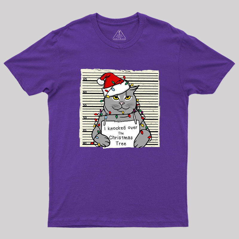 Christmas Cat Geek T-Shirt