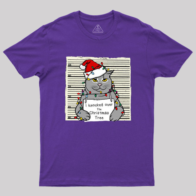 Christmas Cat Geek T-Shirt