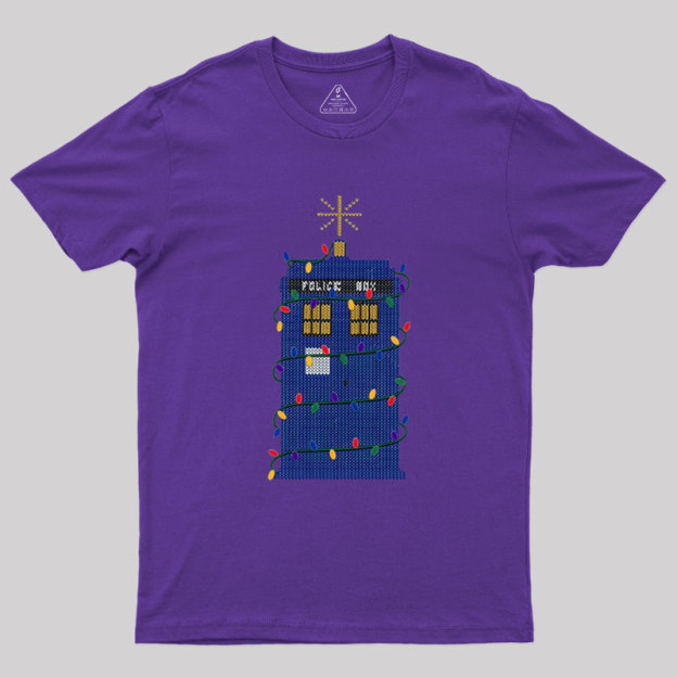 Happy Christmas from the Tardis Geek T-Shirt