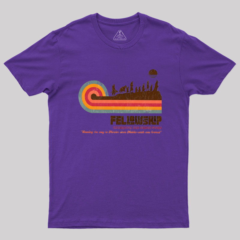 Fellowship of the Retro Tour Geek T-Shirt