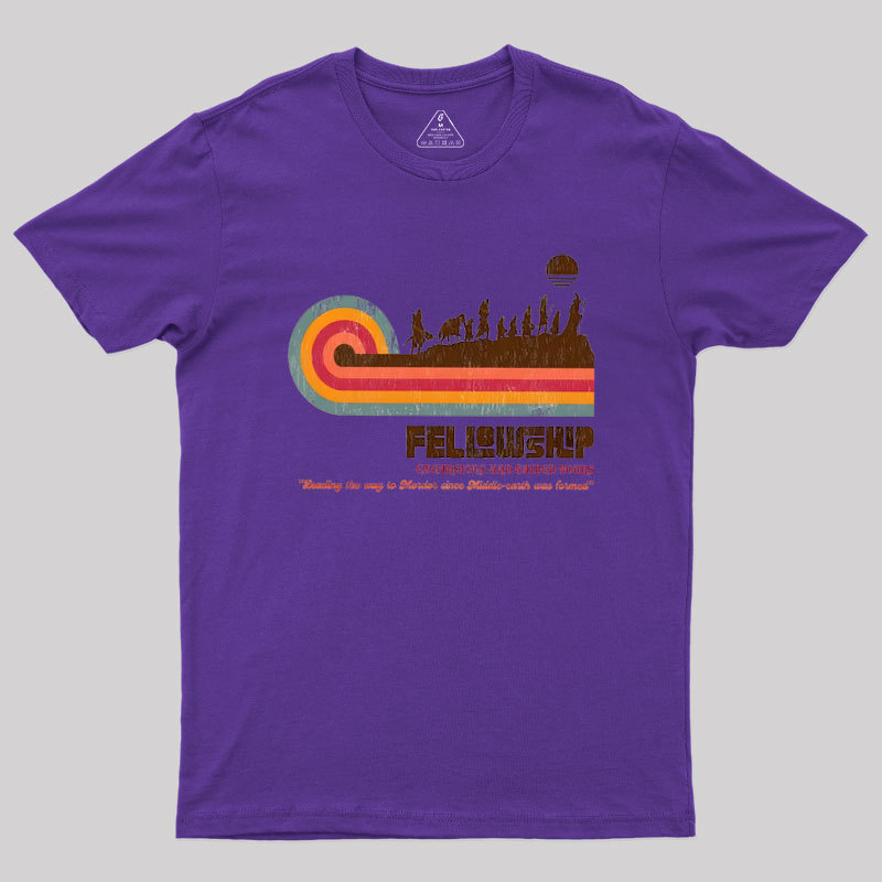 Fellowship of the Retro Tour Geek T-Shirt