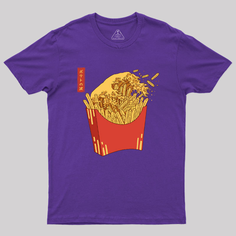 Fries Tsunami Geek T-Shirt