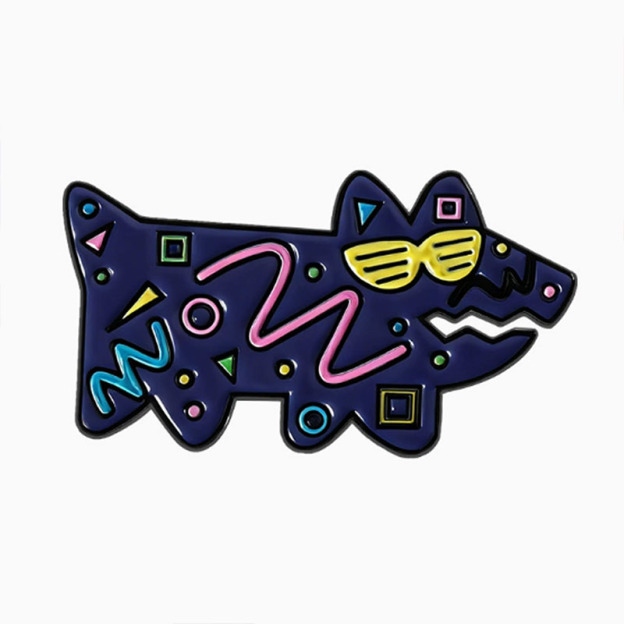 Geometric Doodle Animals Pins