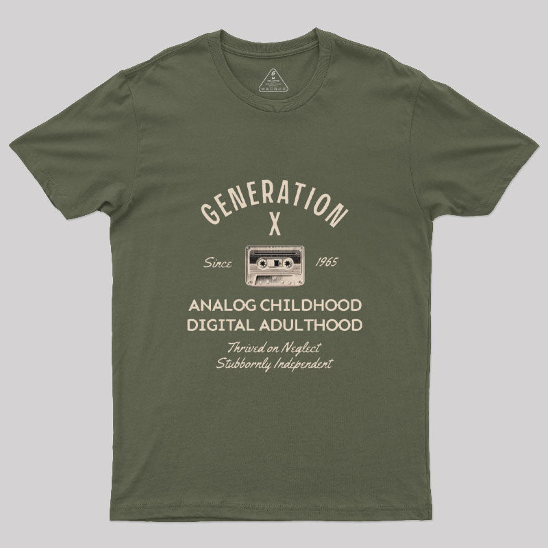 Geeksoutfit Generation X T-Shirt for Sale