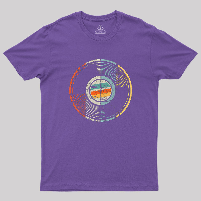 70s 80s 90s Vintage Retro Look Analog Record Geek T-Shirt