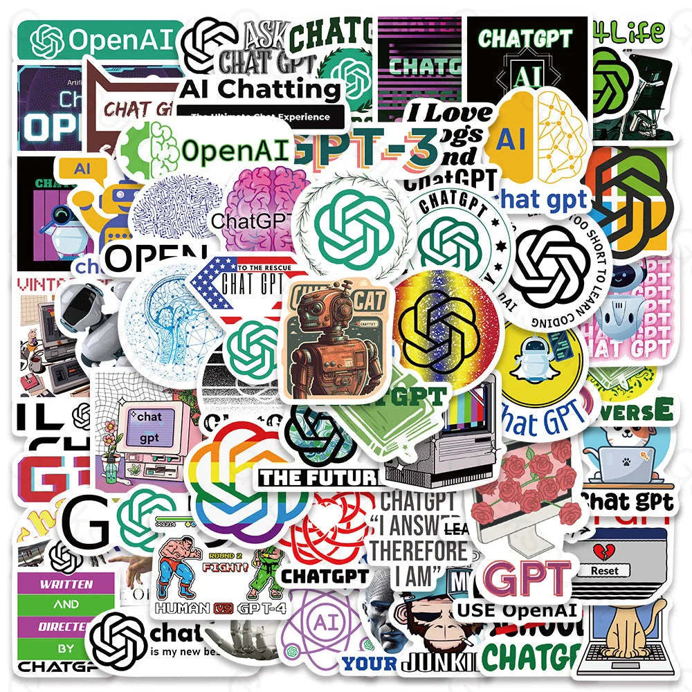 60 Chat Gpt Intelligent Ai Stickers