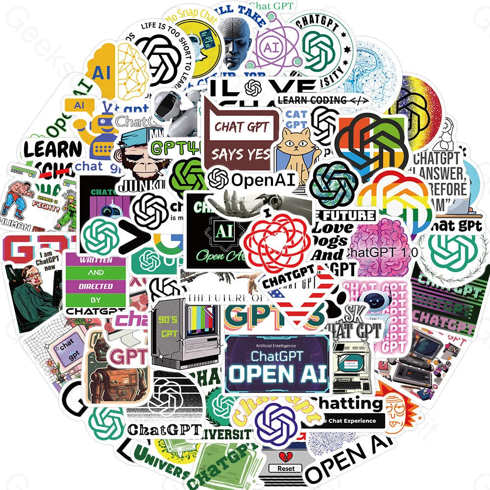 60 Chat Gpt Program Graffiti Stickers