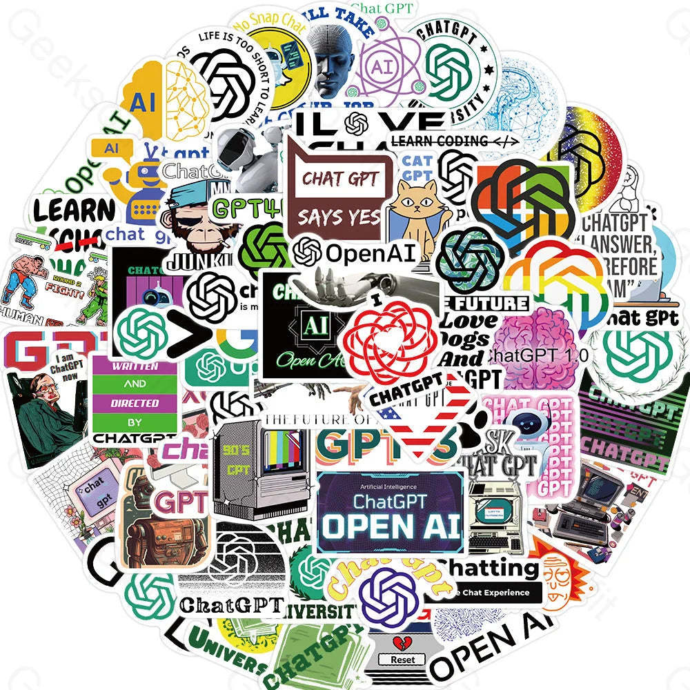 60 Chat Gpt Program Graffiti Stickers