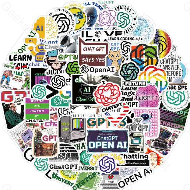 60 Chat Gpt Program Graffiti Stickers
