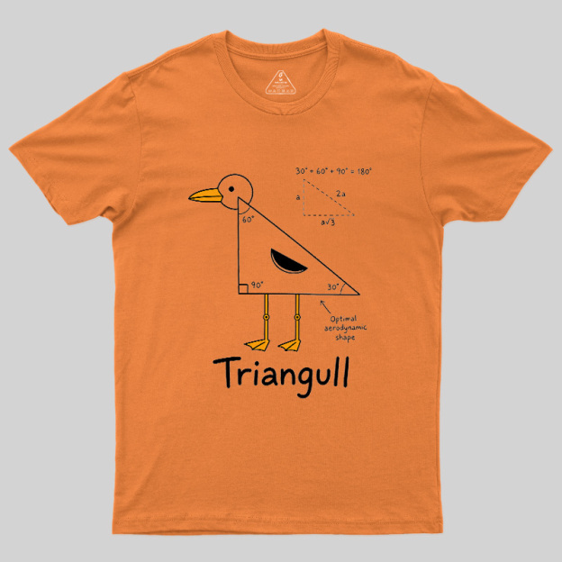 Triangull Geometry Seagull Geek T-Shirt
