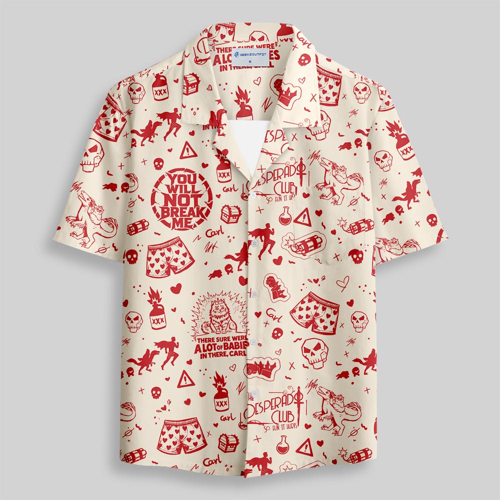 The Desperado Club Doodle Button Up Pocket Shirt