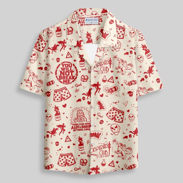 The Desperado Club Doodle Button Up Pocket Shirt