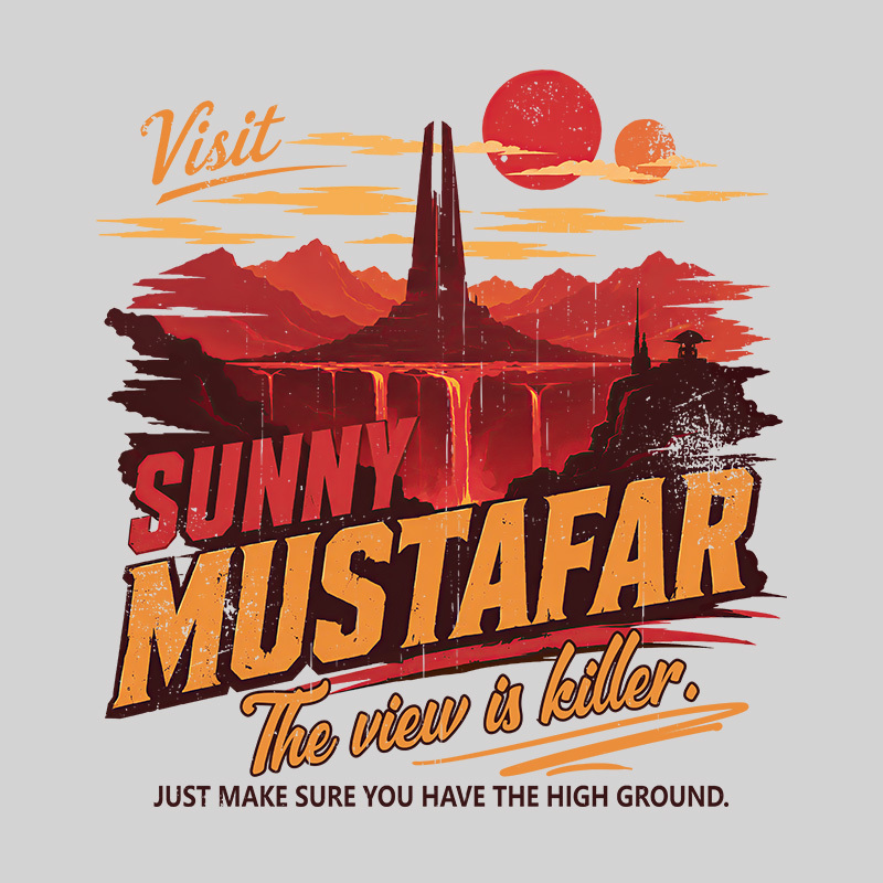 Sunny Mustafar Geek T-Shirt
