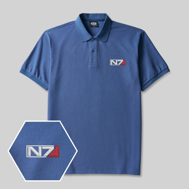 [Copy]Wings of Freedom Geek Embroidered Polo Shirts