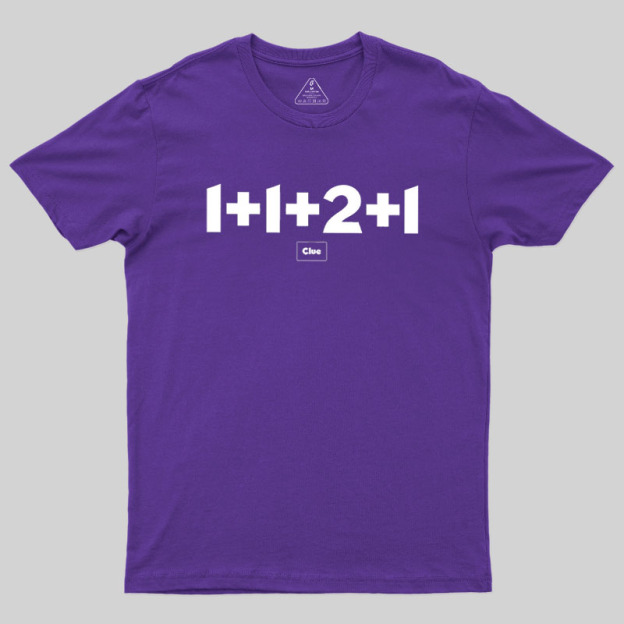 A Clue White T-Shirt Geek T-Shirt