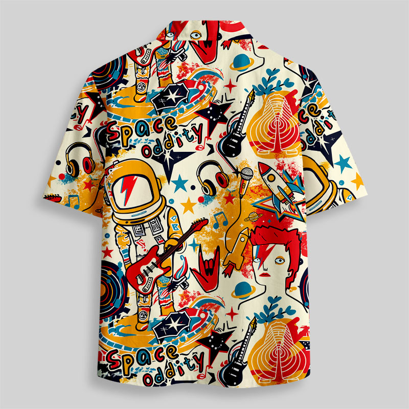 Space Oddity Button Up Pocket Shirt
